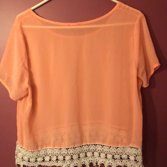 Rue 21 Coral Top Size XL - Picture 4 of 4